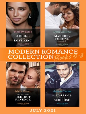 cover image of Modern Romance July 2021 Books 5-8